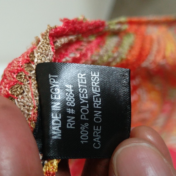 JM studio by John Meyer women's coral colorful plus size two pieces set dress - Picture 13 of 14